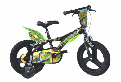 Dino Bikes Dětské kolo 614L-DS T. Rex černé 14