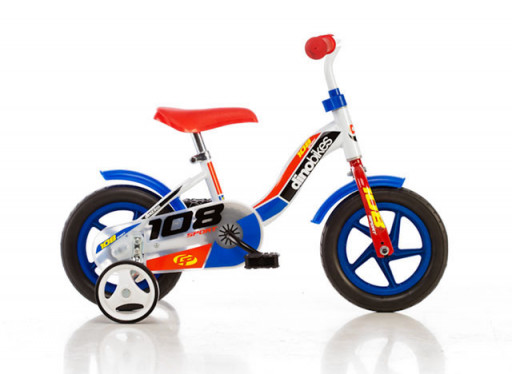 Dino Bikes 108L Dětské kolo modré 10"