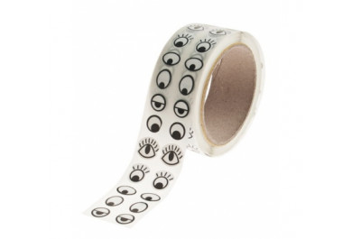 Samolepky černobílé oči, 2000 ks