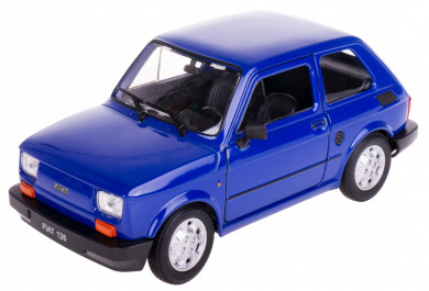 Welly Fiat 126 Modrý 1:21