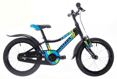 Kenzel Dětské jízdní kolo Lime RF16 1spd, černo-modré