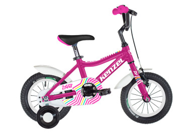 Kenzel Dětské kolo Ziggy RF12 1spd, růžové, váha 6,2 kg