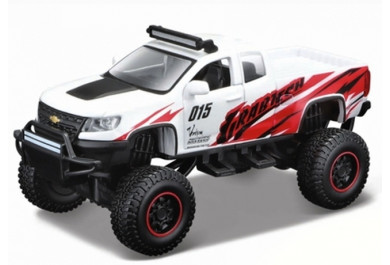 Maisto Rebels Chevrolet Colorado ZR2 4x4 Rebels (2017) Bílo-červený 1:40