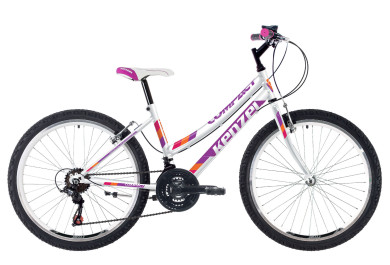 Kenzel Dětské jízdní kolo Compact RF24 girl 2025 bílé