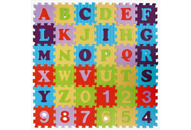 Pěnové puzzle Abeceda 36ks, 15x15x1cm