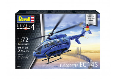 Revell ModelSet vrtulník 63877 Eurocopter EC 145 Builders Choice (1:72)