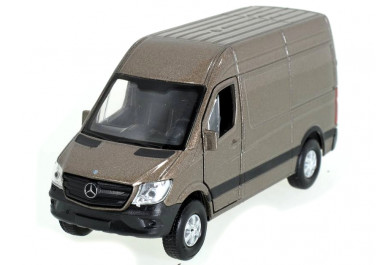 Welly Mercedes Benz Sprinter Panel Van, hnědý 1:34-39