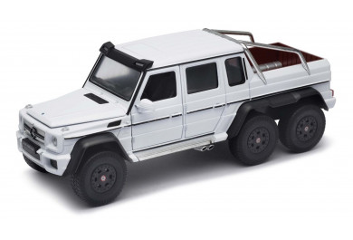 Welly Mercedes-Benz G 63 AMG 6x6, bílý 1:24