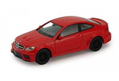 Welly Mercedes Benz C63 AMG Coupe, červený 1:34-39