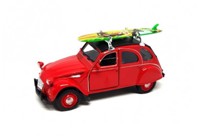 Welly Citroën 2CV Surf, red 1:34-39