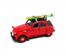 Welly Citroën 2CV Surf, red 1:34-39