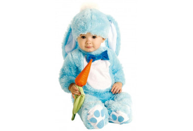 Dětský Baby kostým modrý králíček, 12-18m
