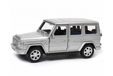 Welly Mercedes Benz G-Class stříbrný 1:34