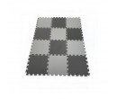 Pěnový koberec MAXI EVA 12, černo-šedý