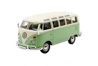 Maisto Volkswagen Van Samba, Zeleno-krémový 1:24