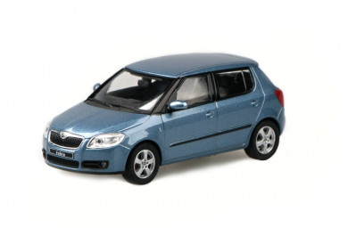 Abrex Škoda Fabia II (2006) Šedá Satin Metalíza 1:43