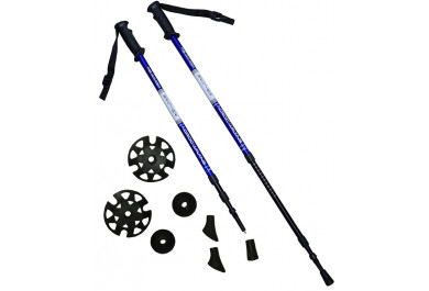 Acra Trekingové hole Nordic Walking, ANTISHOCK LTH130P, Modré