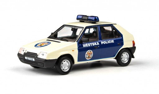 Abrex Škoda Favorit 136L (1988) Městská Policie Praha 1:43