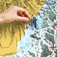 Giftio Stírací mapa Vysoké Tatry Deluxe XL, Zimní edice