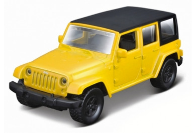 Maisto Jeep Wrangler Unlimited, Žlutý 1:41