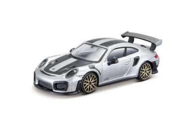 Porsche 911 GT2 RS, Street Fire Collezione Bburago, stříbrné 1:43