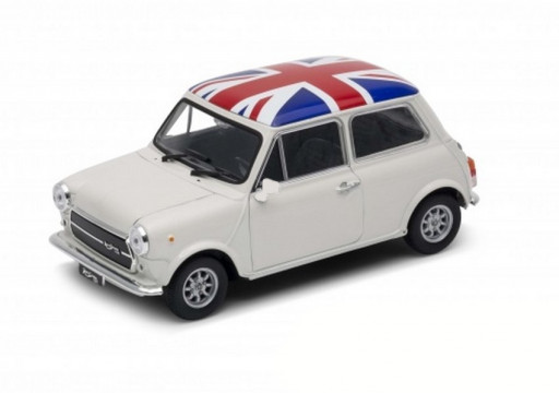 Welly Mini Cooper 1300 UK, White 1:34-39