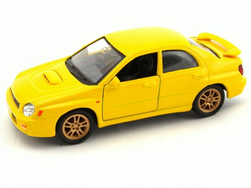Welly Subaru Impreza WRX STi (2002) Žlutá 1:34-39
