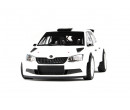 Abrex Škoda Fabia III R5 (2015) Bílá 1:18
