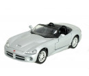 Welly Dodge Viper ´03 SRT 10 convertible, stříbrný, 1:34-39