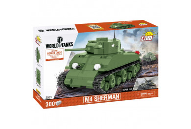 COBI 3063 World of Tanks Sherman M4, 1:48, 300 kostek