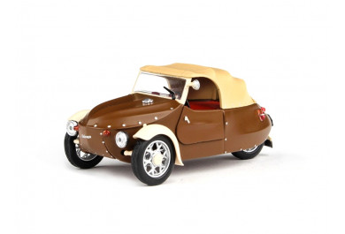 Velorex 16/350 (1966) - Hnědá/Světle Béžová/Slonová Kost 1:43
