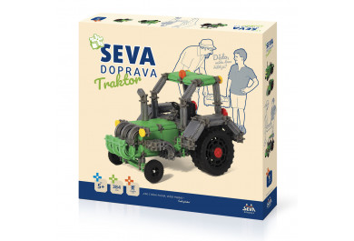 Stavebnice Seva Doprava Traktor 384 dílků