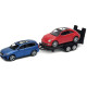 Welly Trailer set Volvo XC 90 a Volkswagen The Beetle 