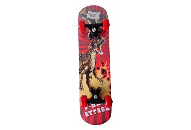 Dětský skateboard s potiskem Dino, 58x16 cm