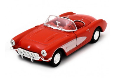 Welly Chevrolet Corvette convertible (1957), Červená 1:34-39