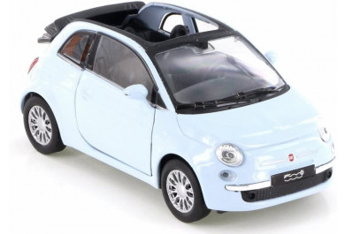 Welly Fiat 500 C ´10 (l.blue) 1:34-39