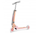 Spokey SNAPP Skládací koloběžka, Růžová, kolečka 120 mm