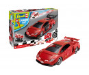 Revell Junior Kit auto 00835 Pull Back Rallye Car, Červené (1:20)