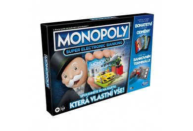 Hasbro Monopoly Super elektronické bankovnictví