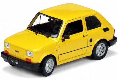 Welly Fiat 126 Žlutý 1:21