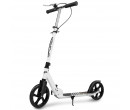 Spokey AYAS PLUS Koloběžka s ruční brzdou, kolečka 200 mm, bílá