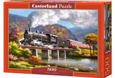 Castorland puzzle 500 dílků - Železný Kůň