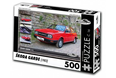 Puzzle č. 16, Škoda Garde (1983) 500 dílků