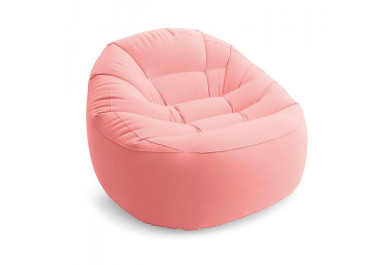 Intex 68590 Beanless Bag Chair Nafukovací křeslo, Růžové 112x104x74 cm