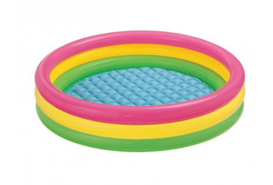 INTEX Kulatý dětský bazén Soft Dno 114x25 cm