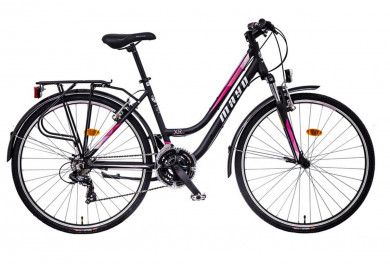 Mayo XR Basic Trek Low Dámské trekové kolo 2025 černo-růžové