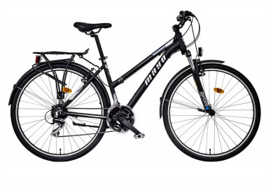 Mayo XR Tour Trek Flat Dámské trekové kolo 2025 černo-šedé