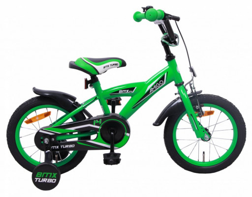 Dětské kolo AMIGO BMX Turbo zelené 14
