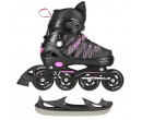 Nils Extreme NH11912 A kolečkové brusle 2v1 vel.M (35-38) růžové