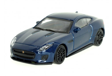 Jaguar F Type R, Street Fire Collezione Bburago, modrý 1:43